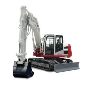 Front view of a Takeuchi TB2150 excavator