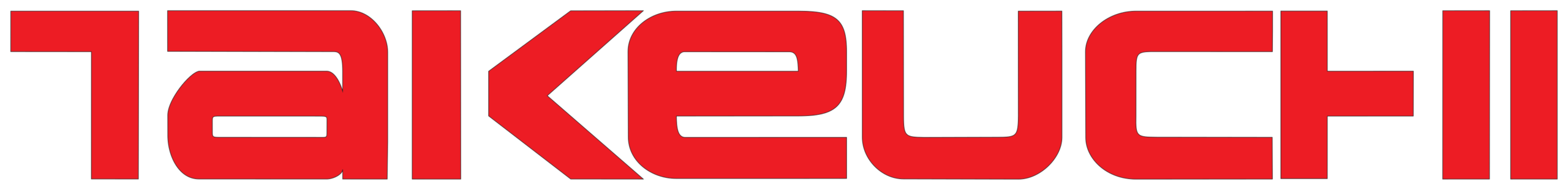 Takeuchi compact excavator logo