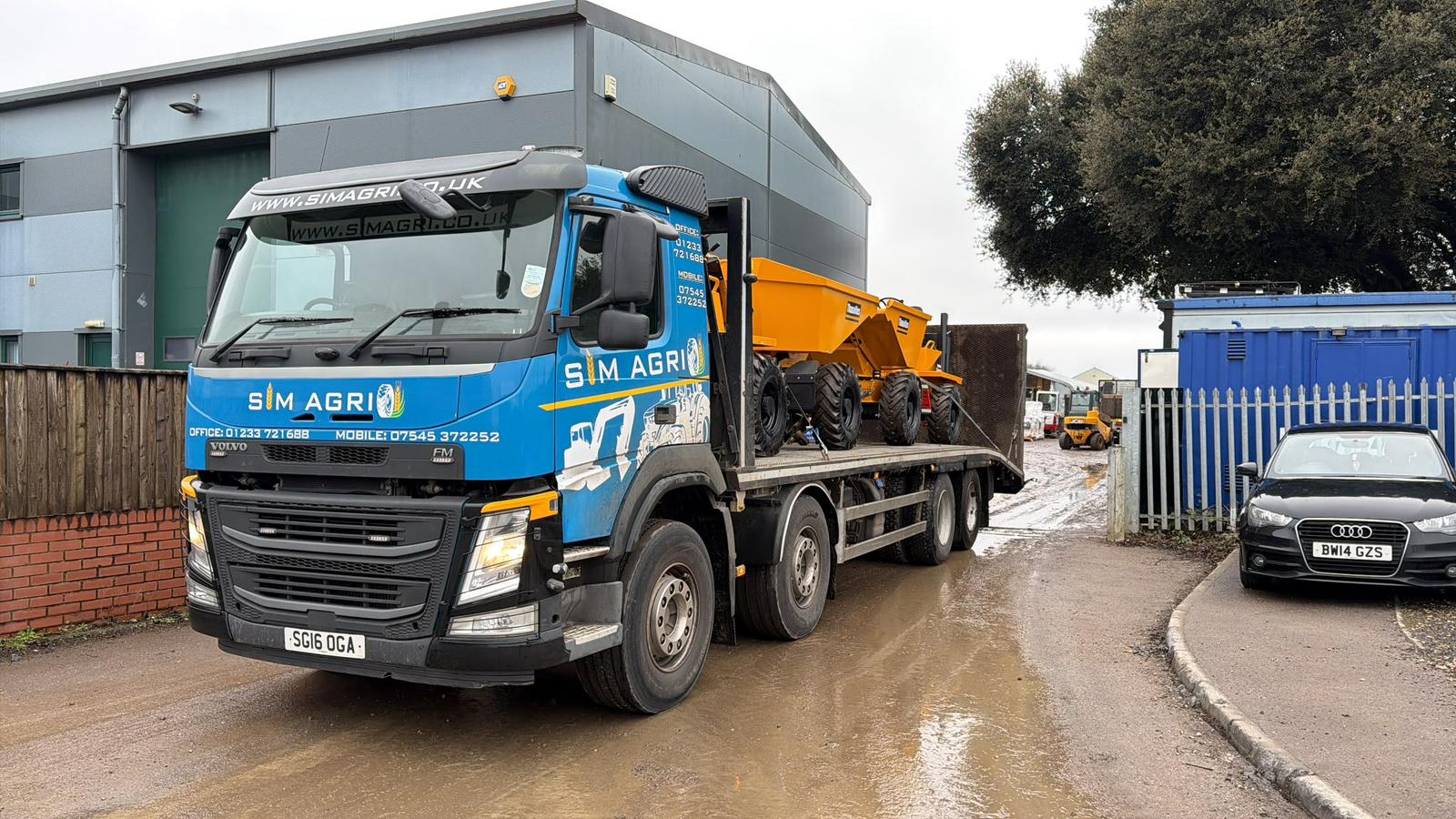 Contact Sims Plant Hire to hire a Sims tipper lorry available through